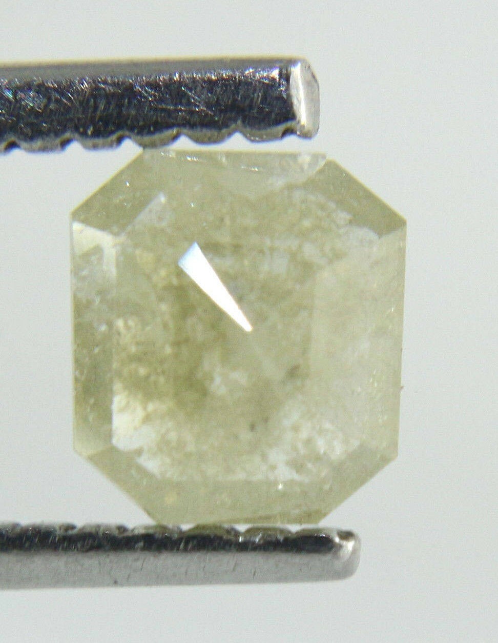 0.56cts Natural Beautiful Gray Color Radiant Rose Cut Diamond 5.36×4.85×2.20 MM