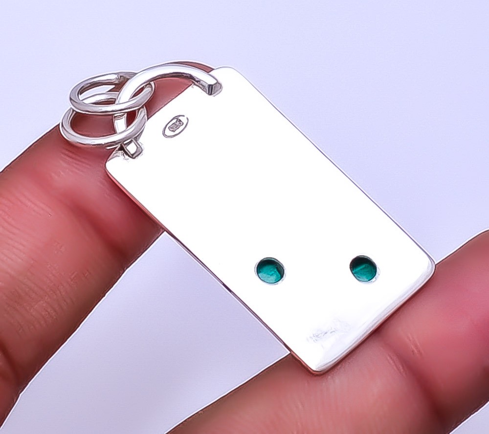 Malachite – Congo 925 Sterling Silver Pendant 1.76″ P25813713, Christmas Gift