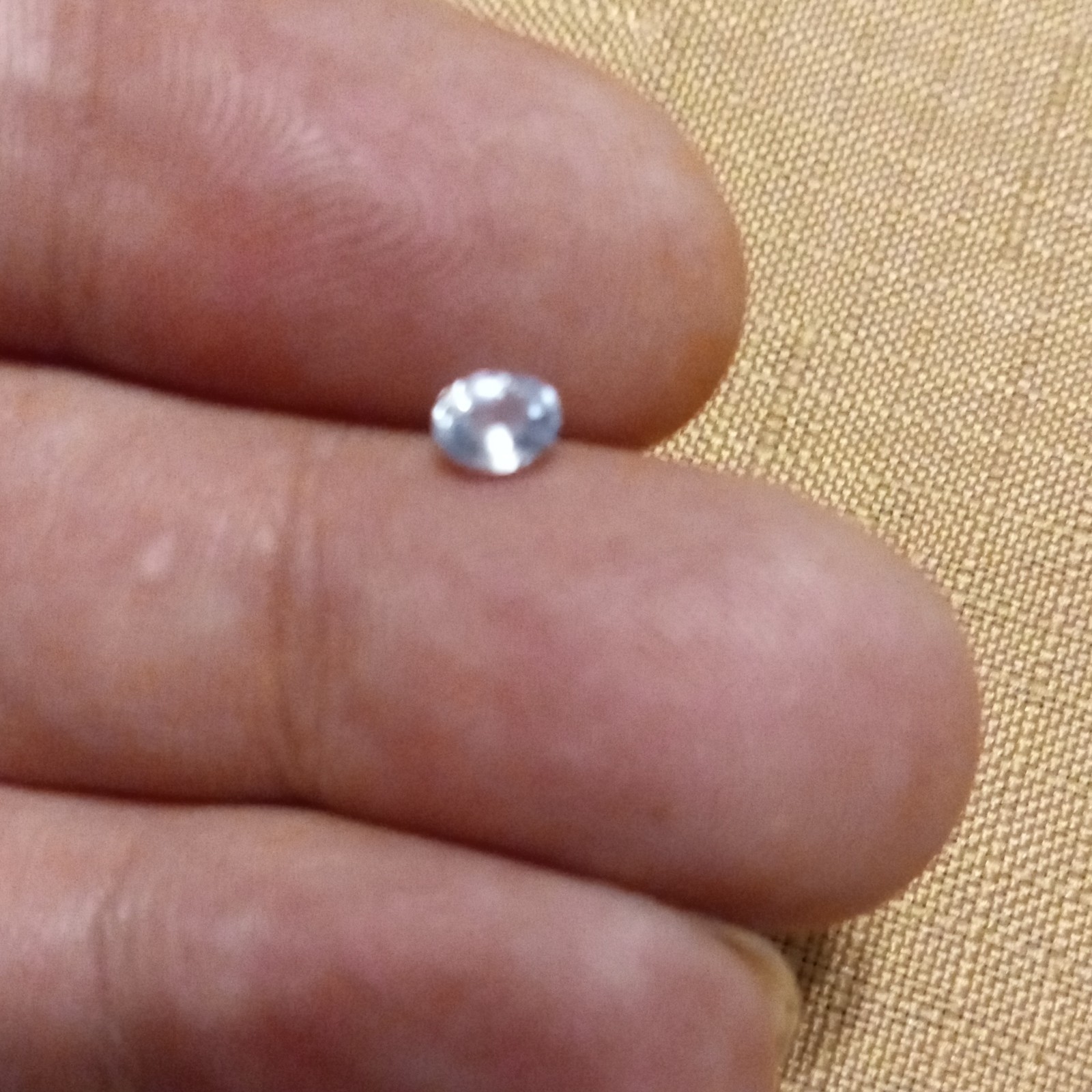 .34 ct natural VS light blue Ceylon Sapphire oval shaped heated