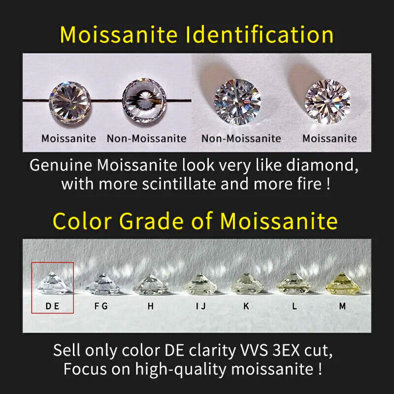 Moissanite Loose Stone Color Marquise Cut Lab Grown Diamond DIY Jewelry Gemstone