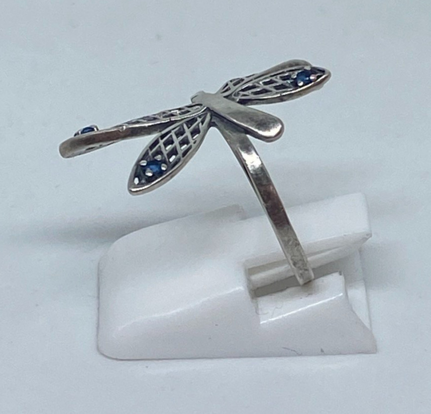 Vintage rings made of 925 silver, Size 6.5 . Weight 1.95 g. Jewelry from Ukrainе