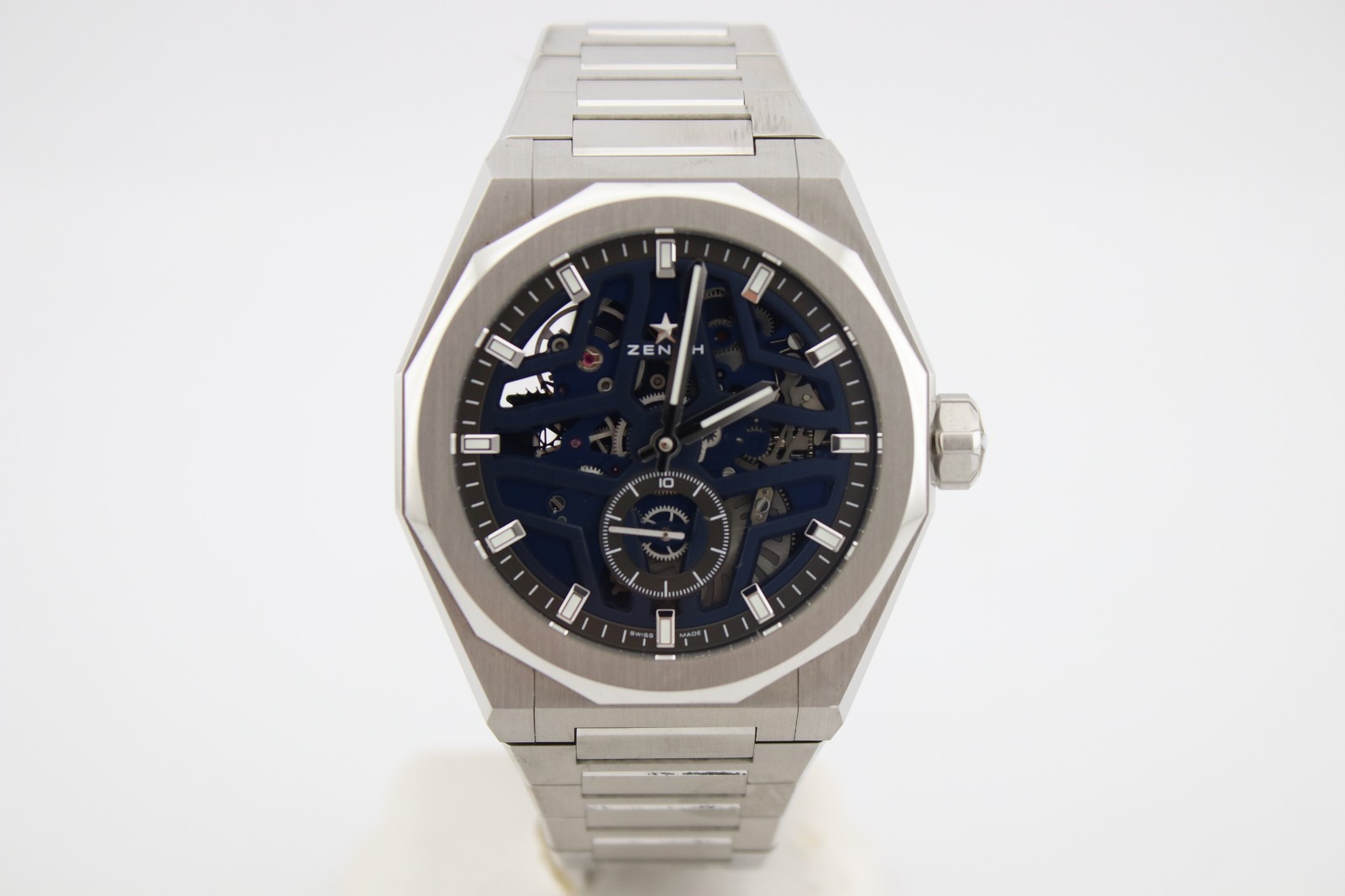 Zenith 2023 Defy Skyline Skeleton Blue Dial Steel 41mm Watch 03.9300.3620