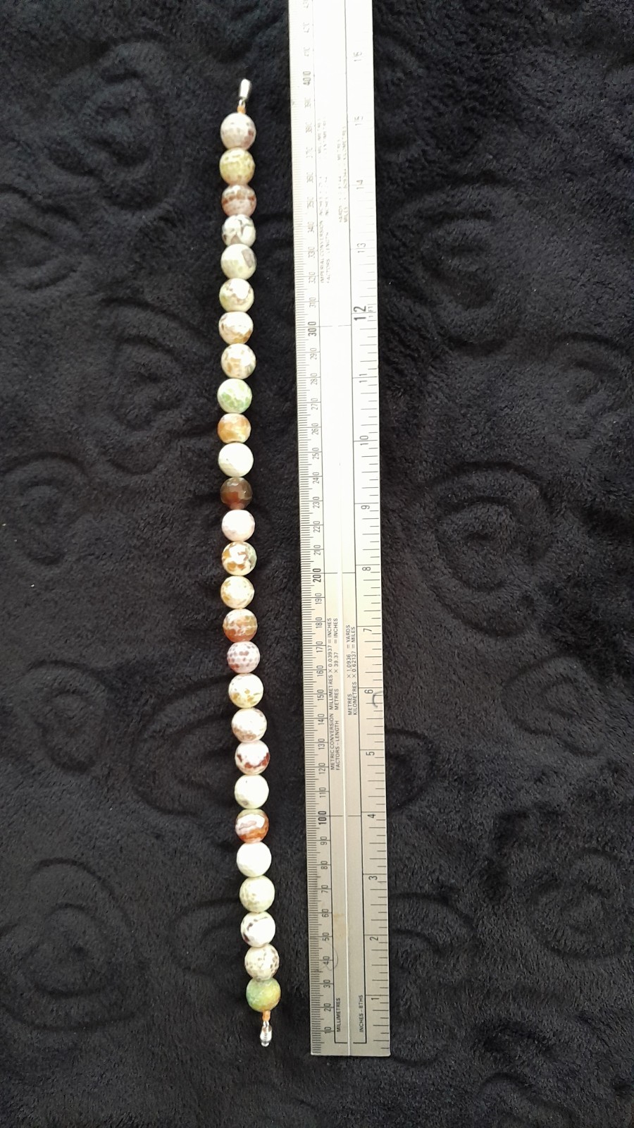 Agate Meditation necklace – handmade 40cm length approx – FAST UK DELIVERY