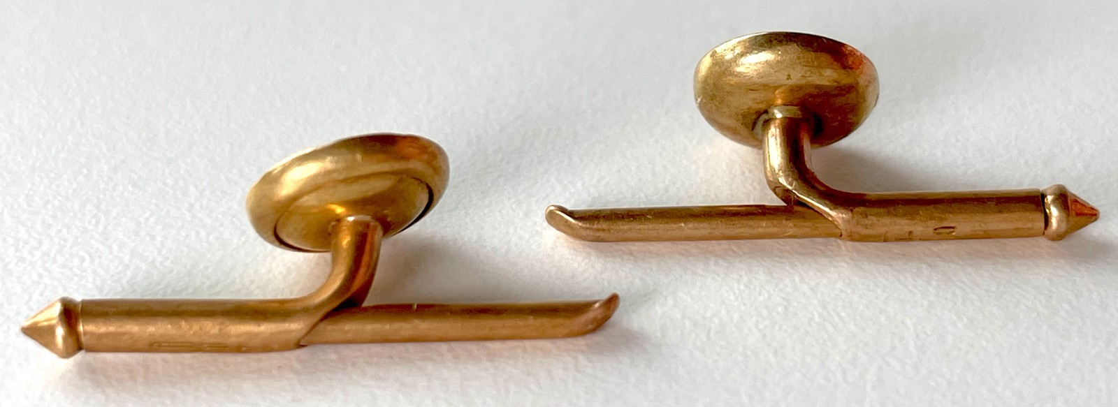 Pair of Antique 14K Gold Mother of Pearl Shirt Studs – Larter & Sons