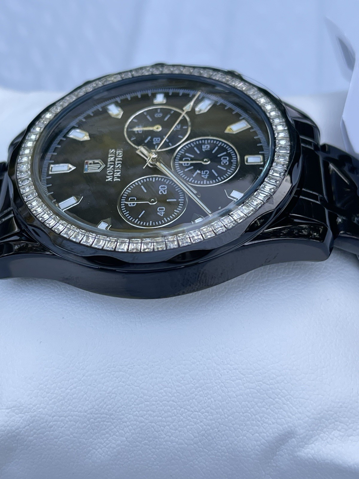 Montres Prestige Montres Prestige Men’s Watch – 44.5mm, Black (MPW-0362) new