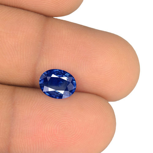 IGI Certified BURMA Blue Sapphire 1.75 Cts Natural Untreated Cornflower Blue