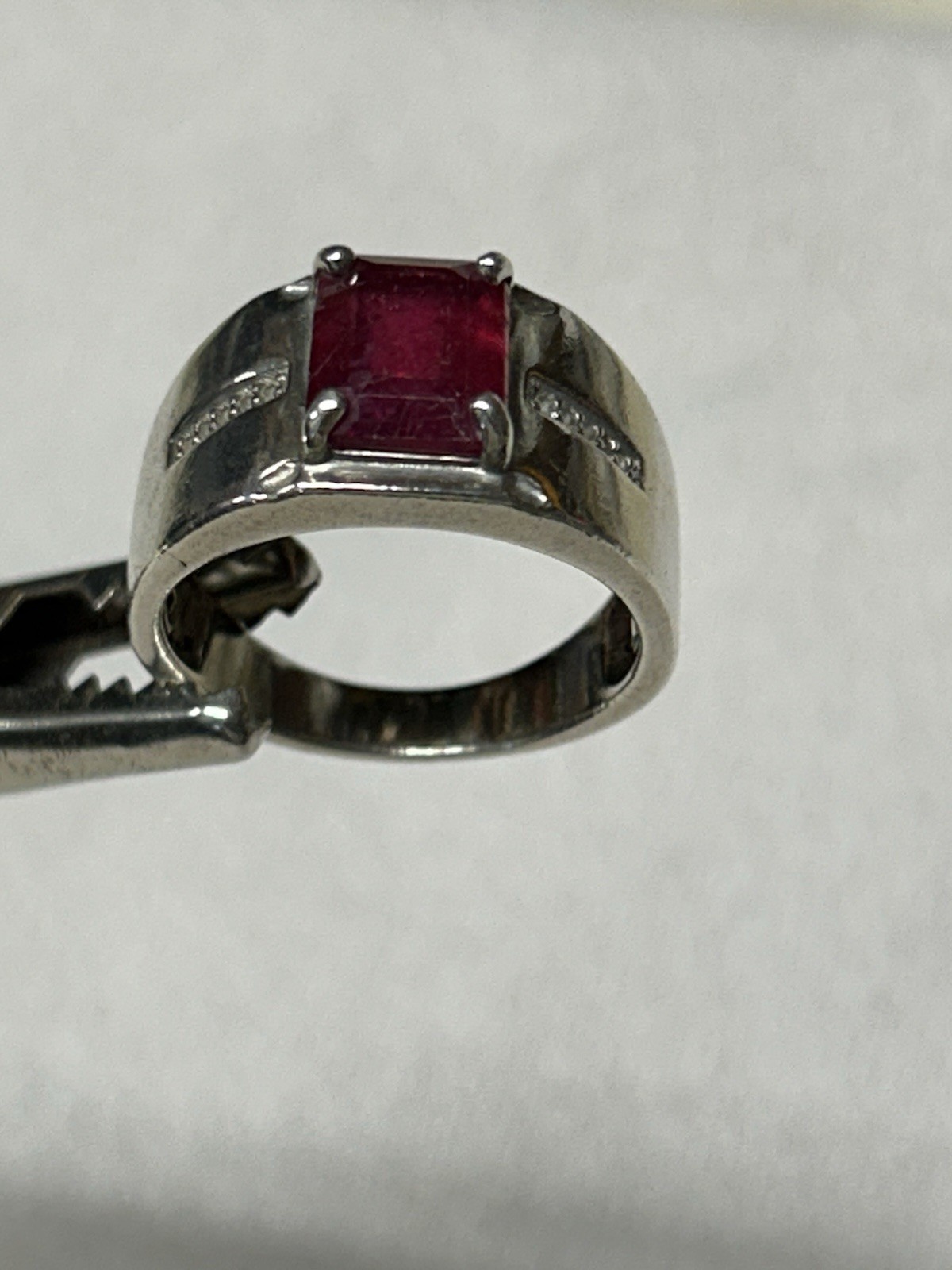 Designer Bangkok Ratnaraj Jewelers 925 Ring Band Size 9-9.5, 8.56g
