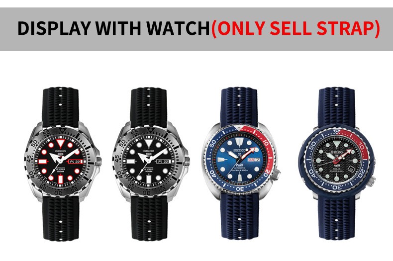 For Seiko Diver SRP777J1 Quality Waterproof Silicone Watch Band Strap 20 22mm