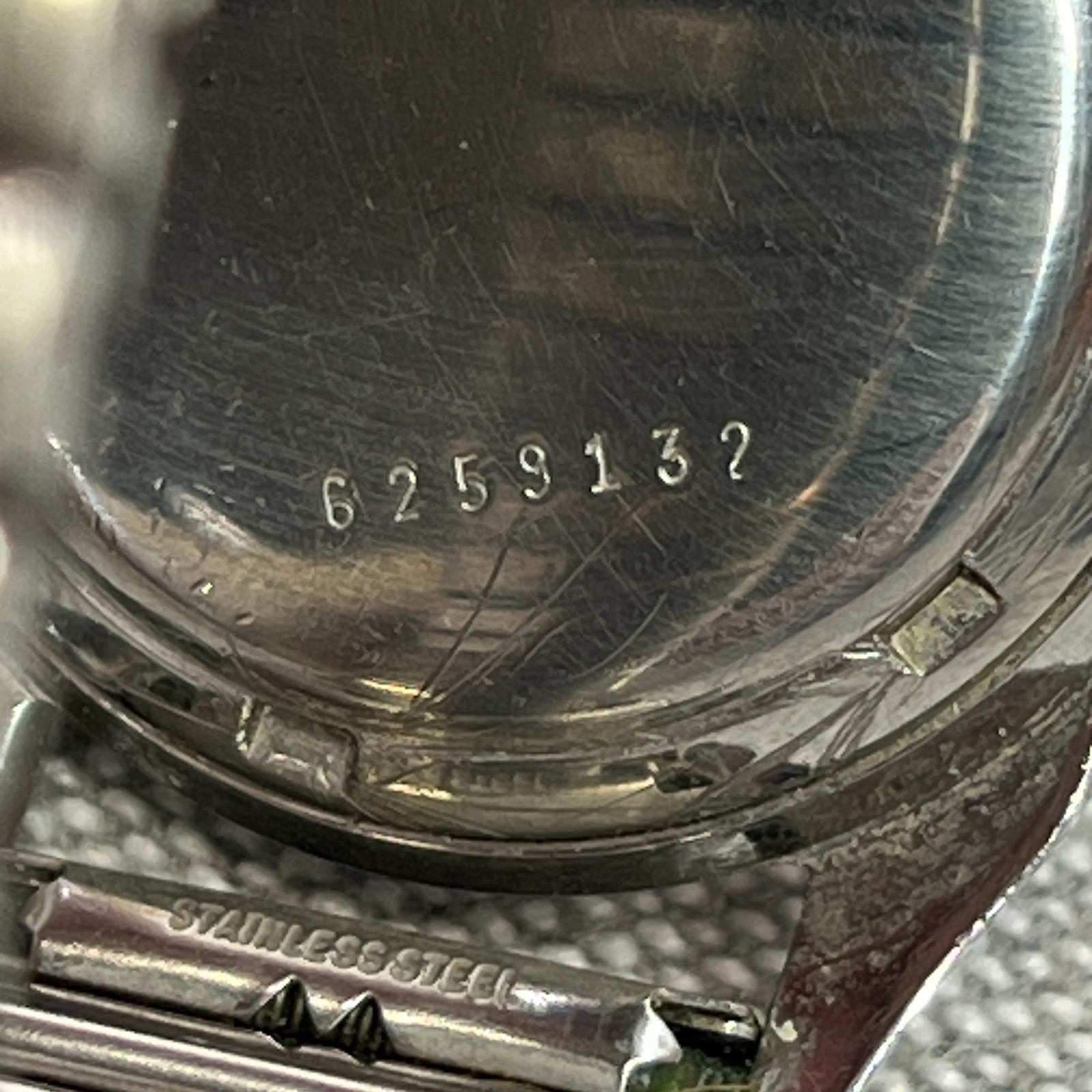 Vintage Bulova 23 Jewel Automatic Men’s Watch Black Sunburst Dial 1956 Works