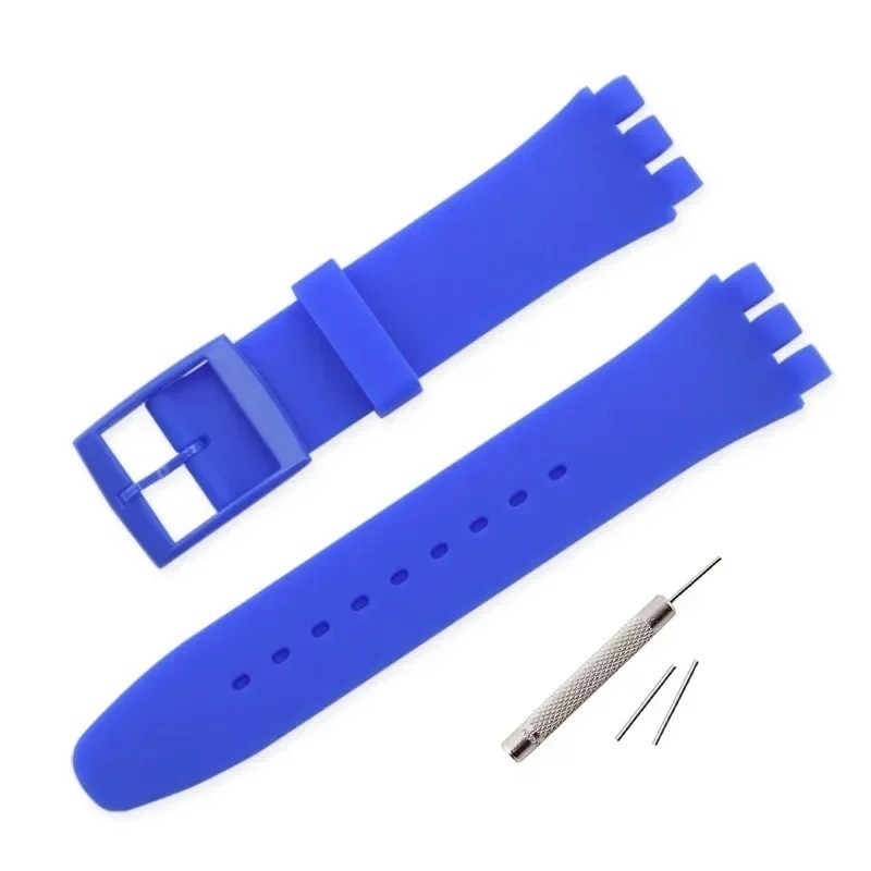 Wrist Watch Band Strap For Swatch 16mm 17mm 19mm 20mm Rubber Silicone Watchband