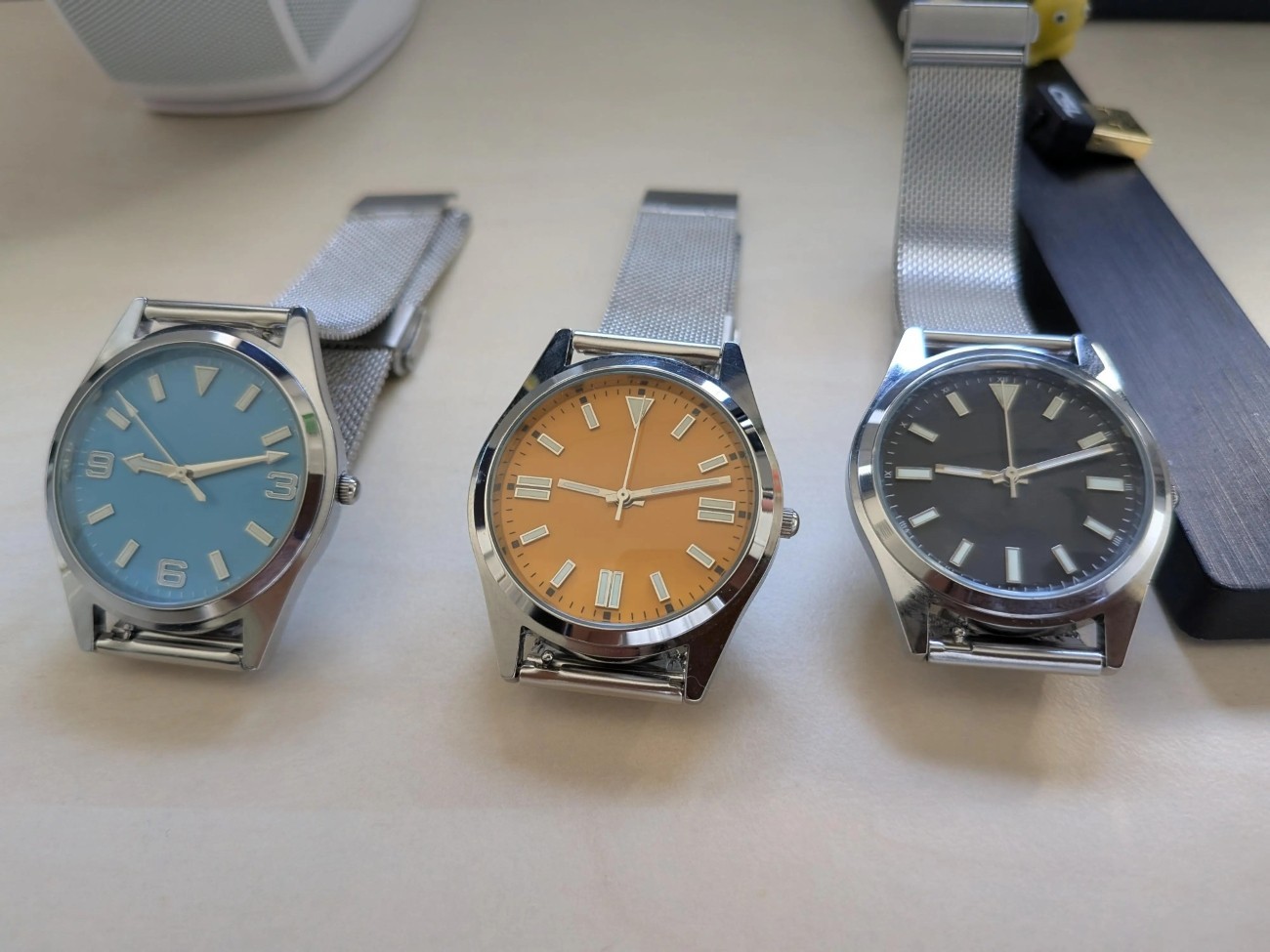 35mm 28mm Metal Watch Case Silver Waterproof for 2035 PC21 SL68 SP68 Movement