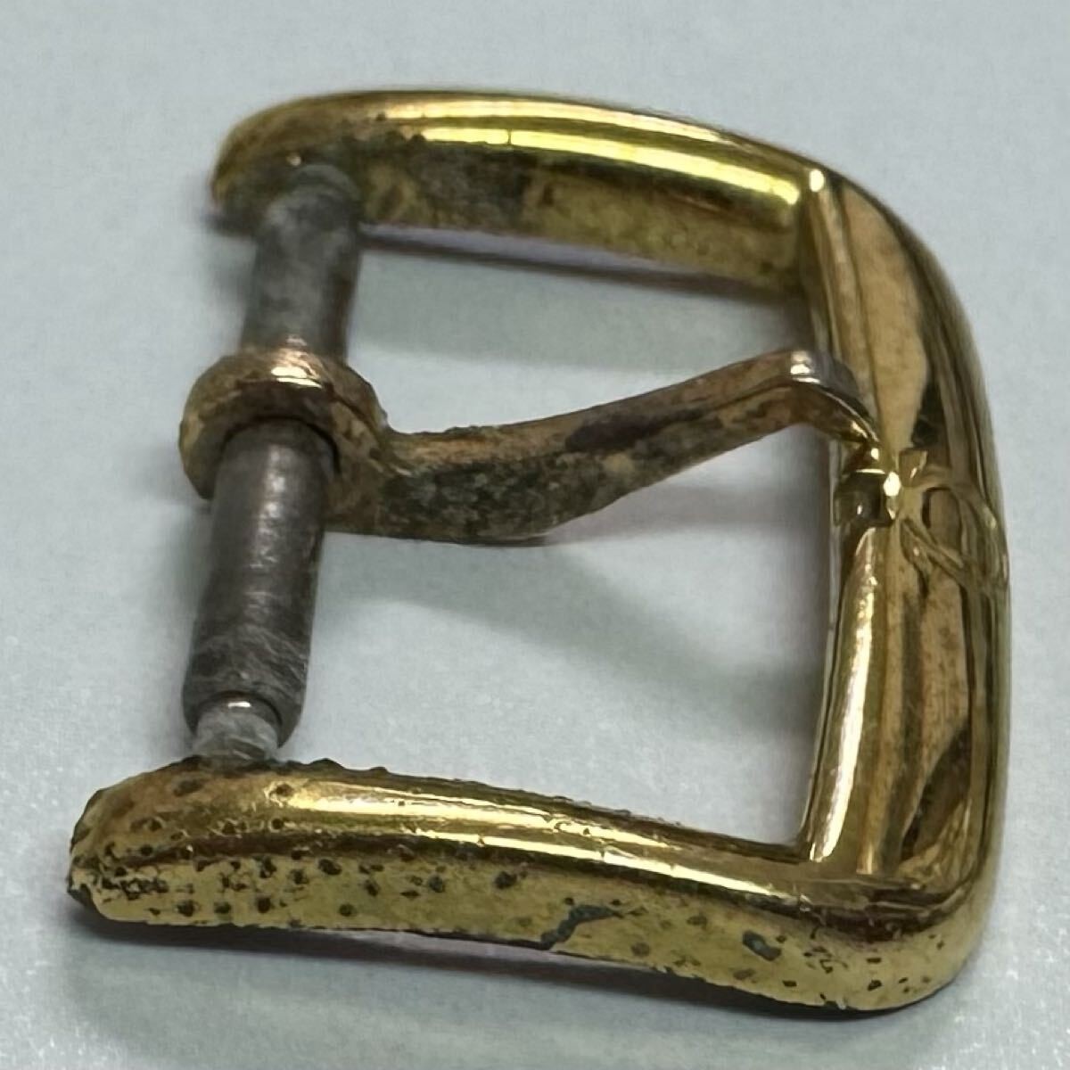 Genuine OMEGA 16mm Buckle Gold Plated Pin Buckle Watch Part GP #147