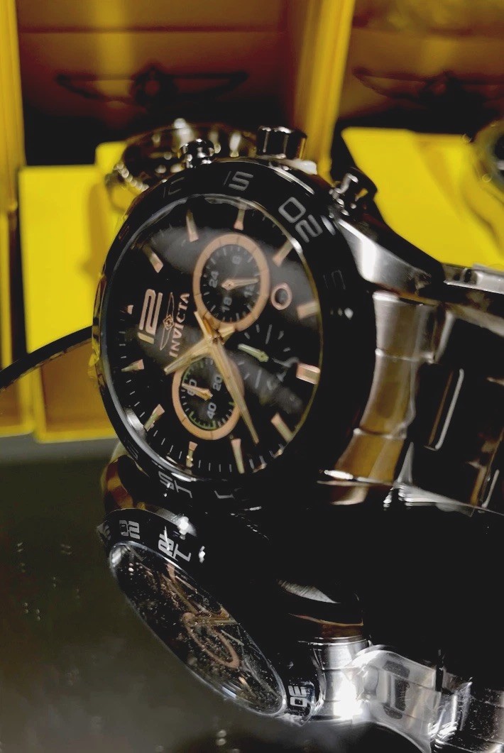 Invicta Speedway Dynamite Men’s 46.5mm Quartz Chronograph Date Black Dial-50180