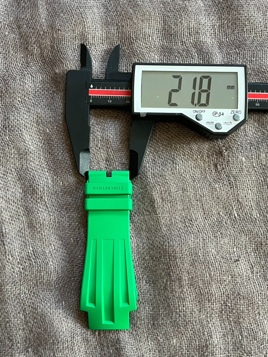 Authentic Richard Mille Green Rubber Strap For RM028 28M