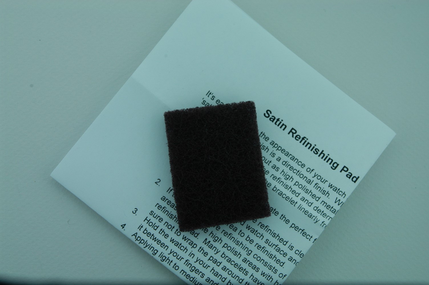 Brushed Stainless Watch Refinishing Pad for Ulysse Nardin