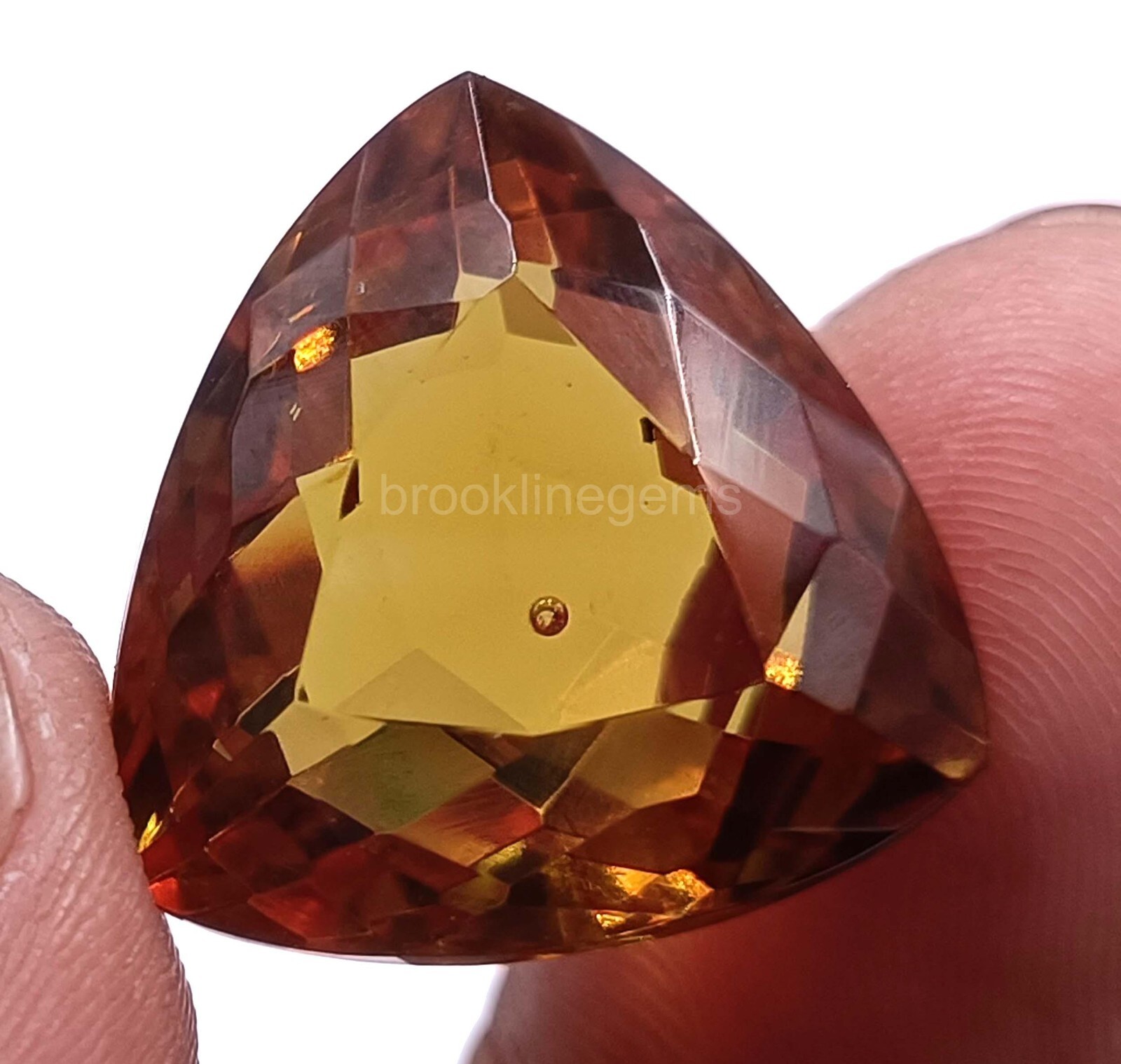 15 CT Natural Trillio cut Color Changing Alexandrite EGL Loose Gemstone k