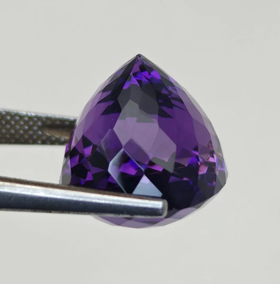 9.8 Ct Natural Unheated Purple-Blue Amethyst Oval Cut Certified Gemstone