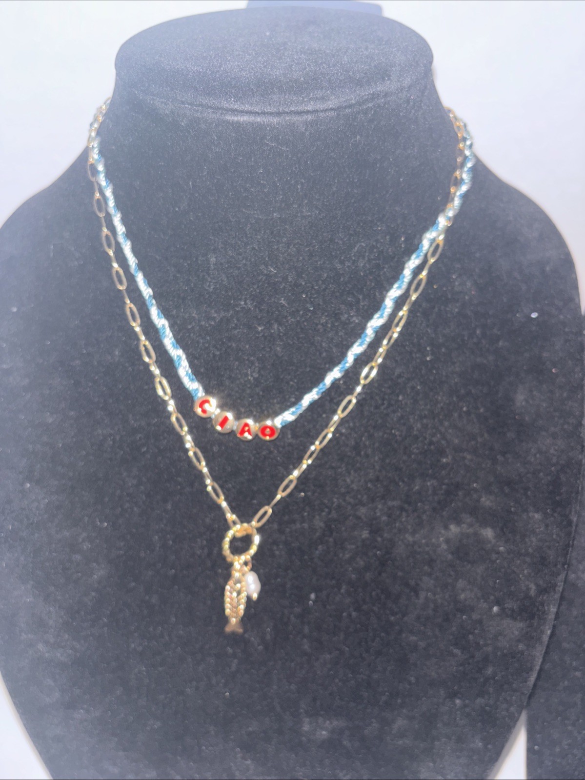 3 Target Necklaces & Earrings Univeral Thread Sea theme Beach Ciao Bella