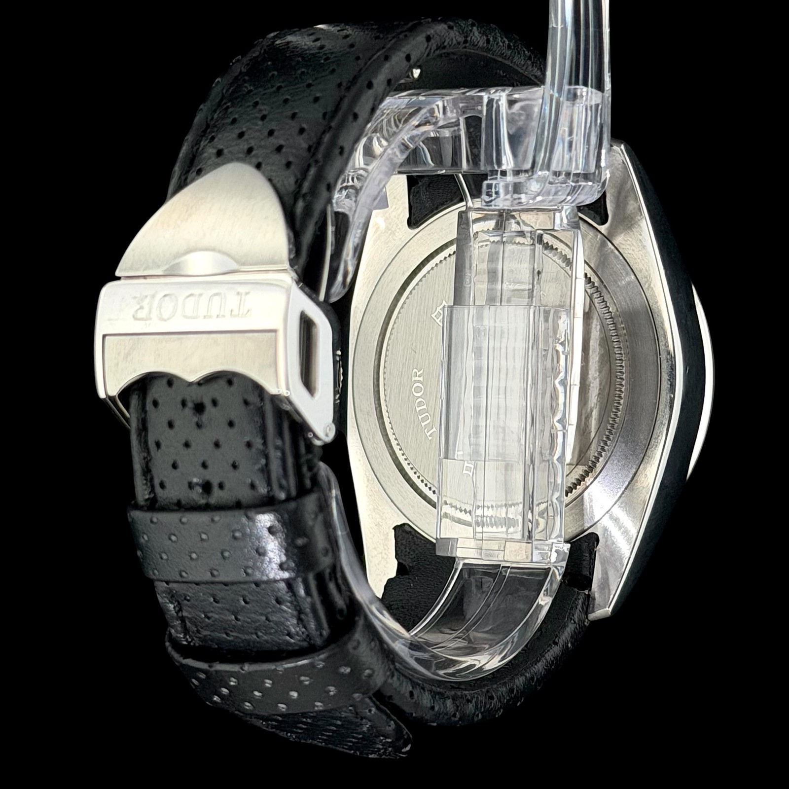 Authentic estate stainless-steel Tudor Grantour wristwatch