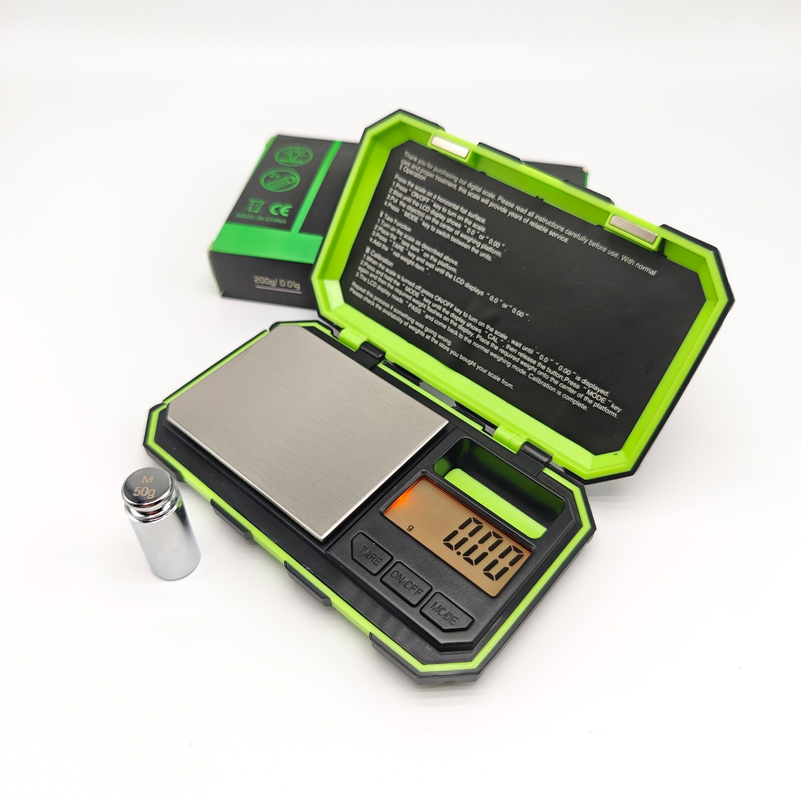 Digital Pocket Scale 200g x 0.01g Jewelry Gold Gram Herb Karat Weight USA
