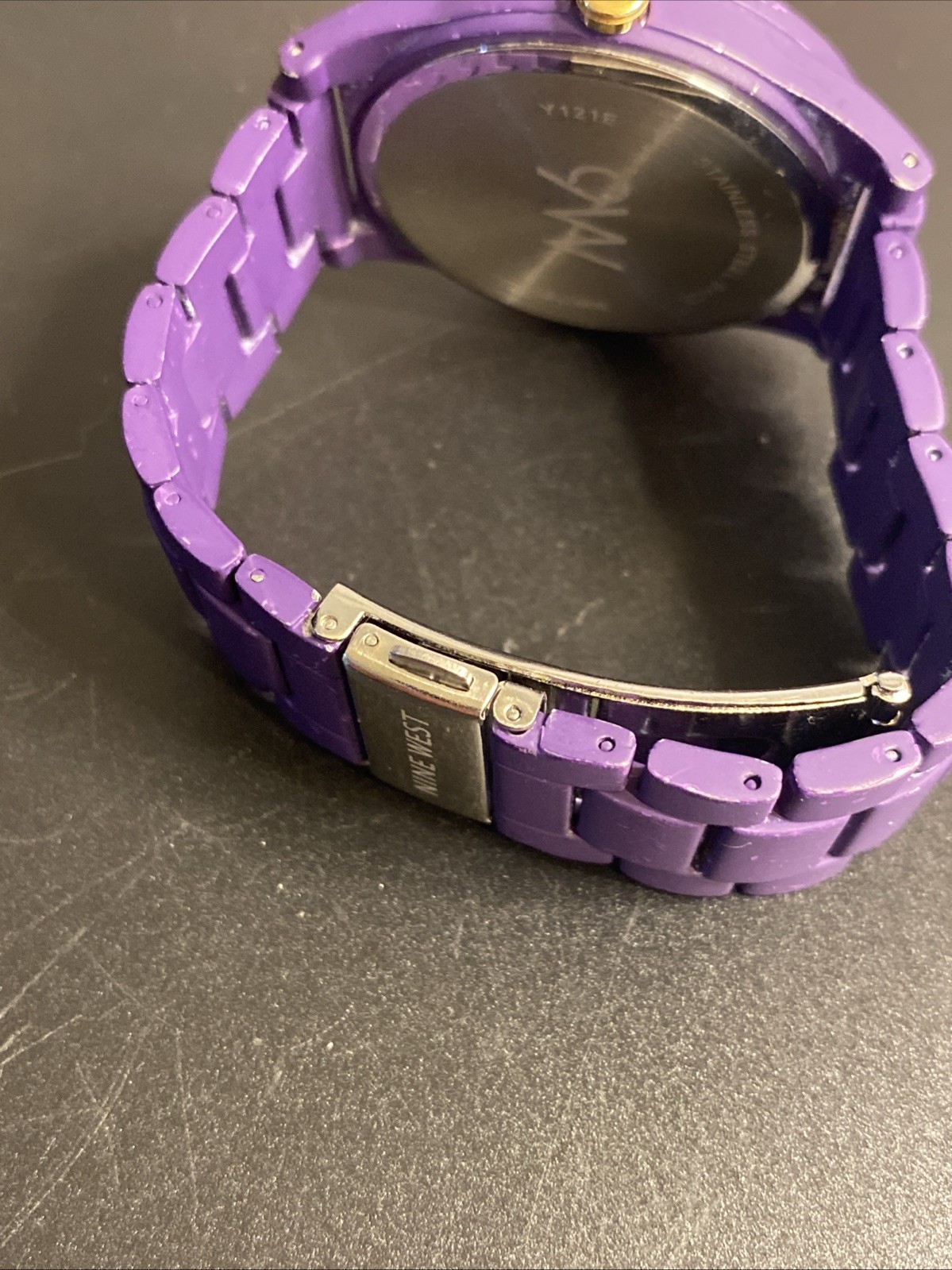 Nine West Women’s Purple Bracelet Watch Quartz NW/1678YF New Battery