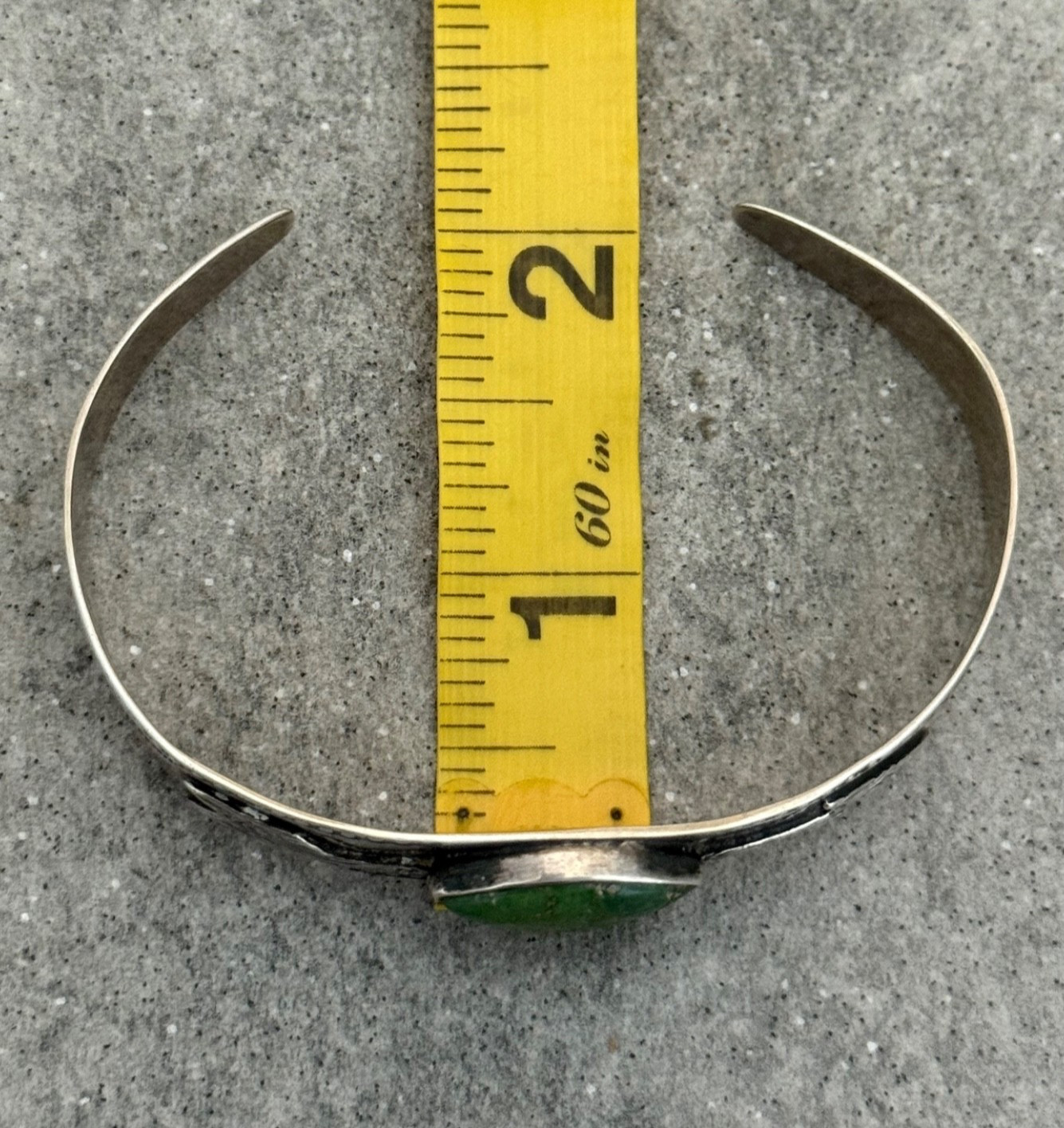 Vintage 40s FRED HARVEY era Navajo ARROW Turquoise Silver Bracelet 7.25 in