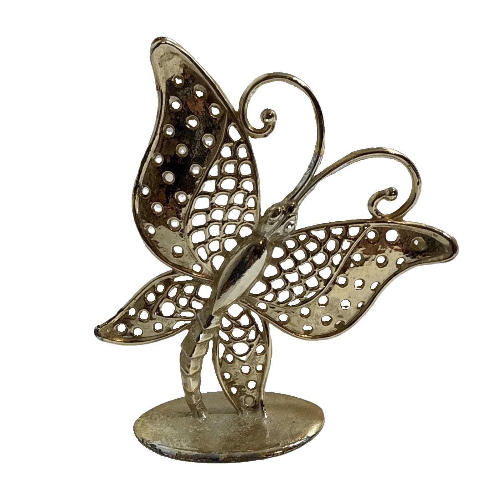 Butterfly Pierced Earring Holder Free Standing Metal Revere MF Brand