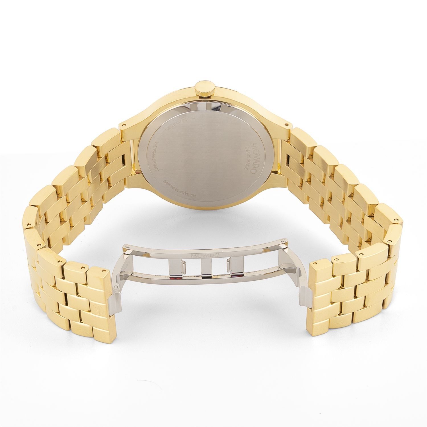Movado 0608043 Men’s Veturi Yellow Dial Quartz Watch
