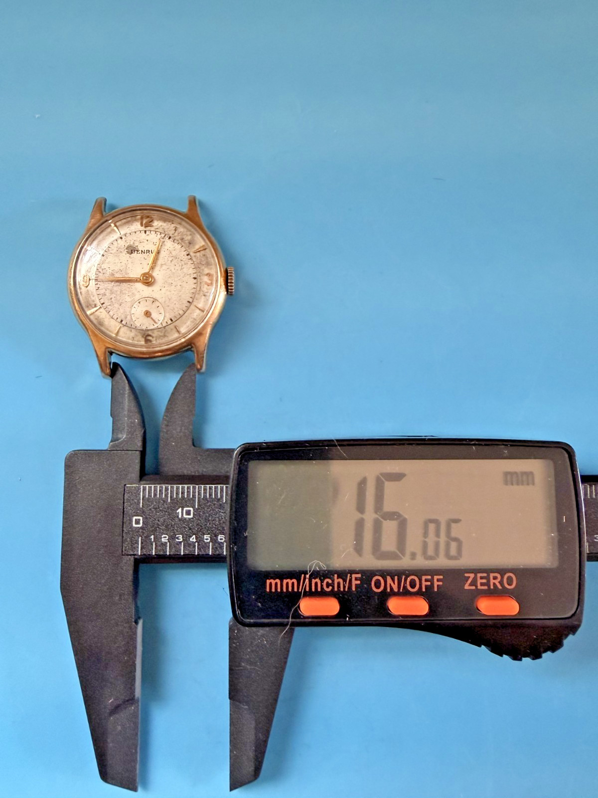 Vintage Benrus BB 14 Swiss 17J 20micron Gold Plated Manual Wind Watch – Runs