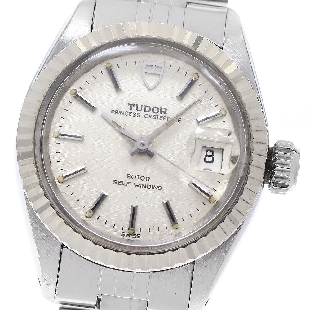 TUDOR Princess Oyster Date 92413 Silver Dial Automatic Ladies Watch_970882