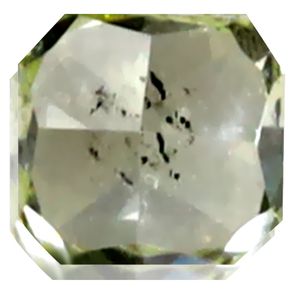 0.36 ct AIG Certified Fancy Greenish Yellow Radiant (4 x 3 mm) Natural Diamond