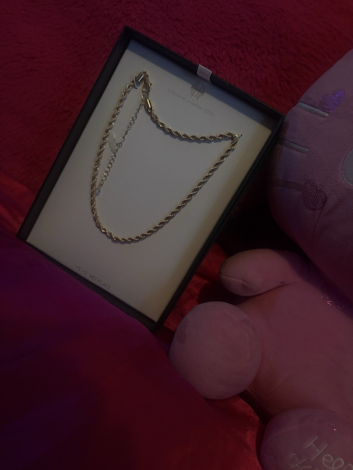 Fashion Woman Gold Plated Cute CZ Sakura Necklace Chain Anti-tarnish