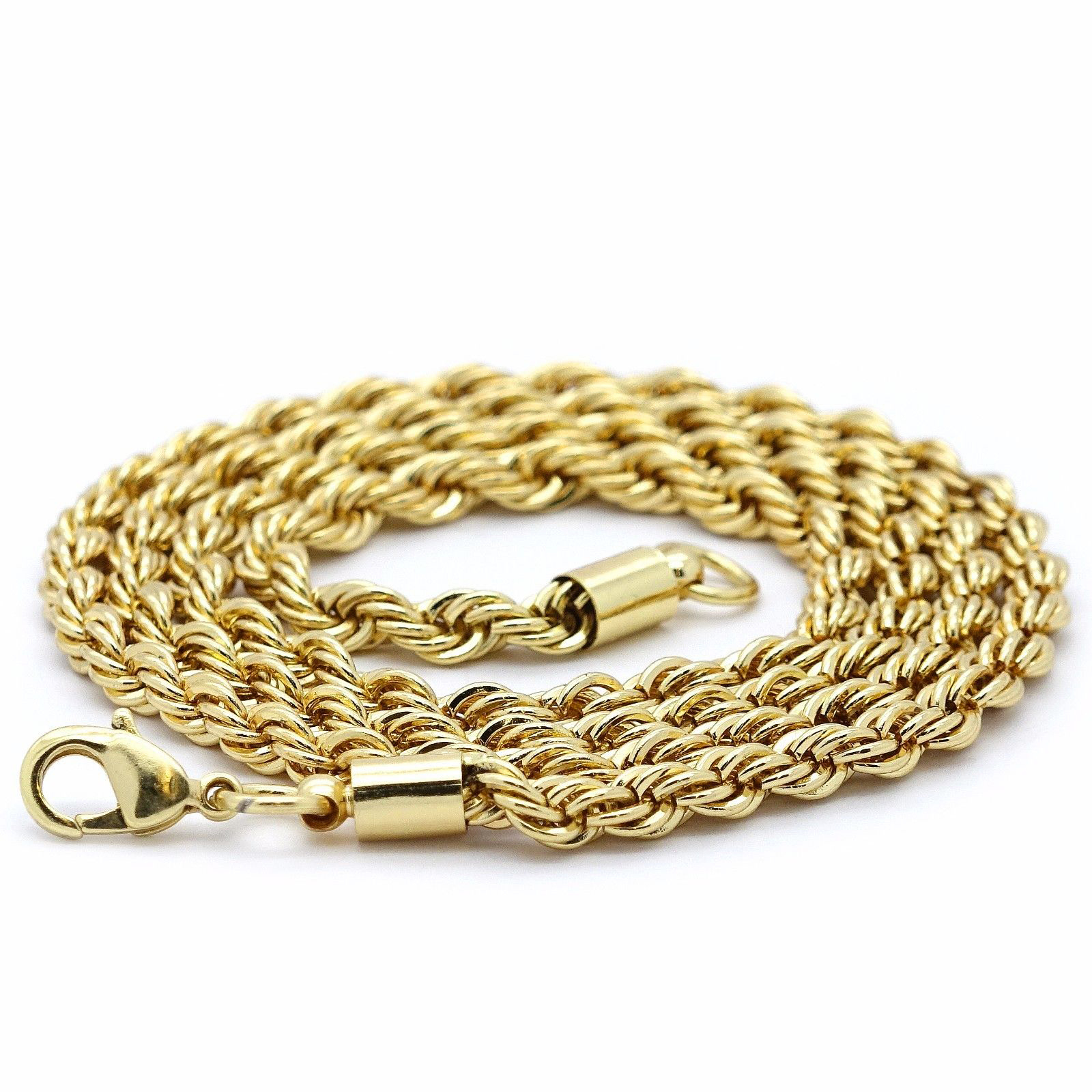 Mens 14k Gold Plated Hip Hop Basketball Cubic-Zirconia Pendant 24″ Rope Chain