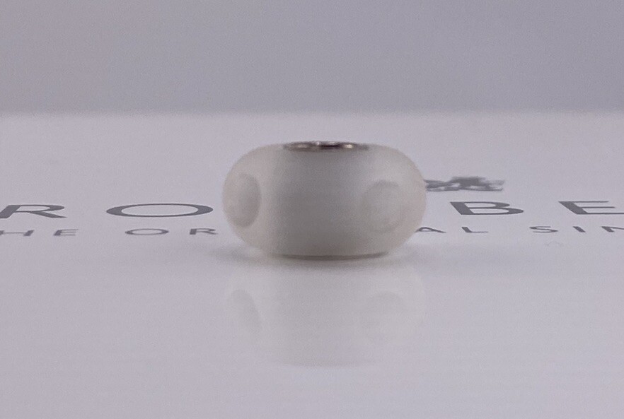 Trollbeads White Sand Extremely Rare Bead