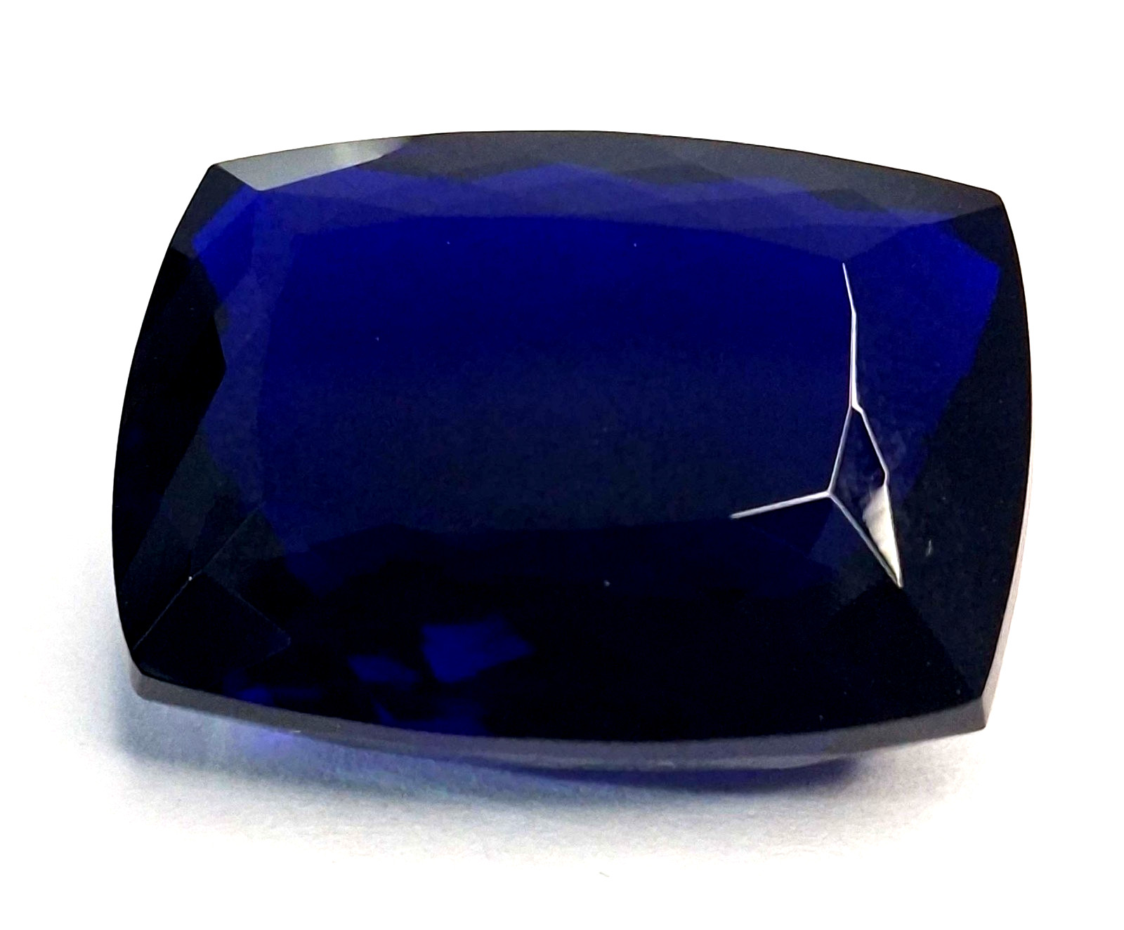 Sapphire Cushion Cut Natural Dark Blue 58-60 Ct Loose Certified Gemstone TQ1807