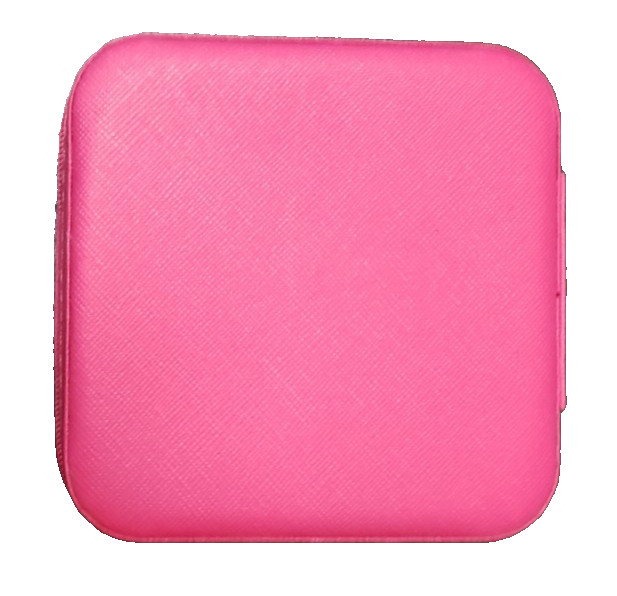 Travel Jewelry Case – Stocking Stuffers for Teen Girls Small – HOT PINK
