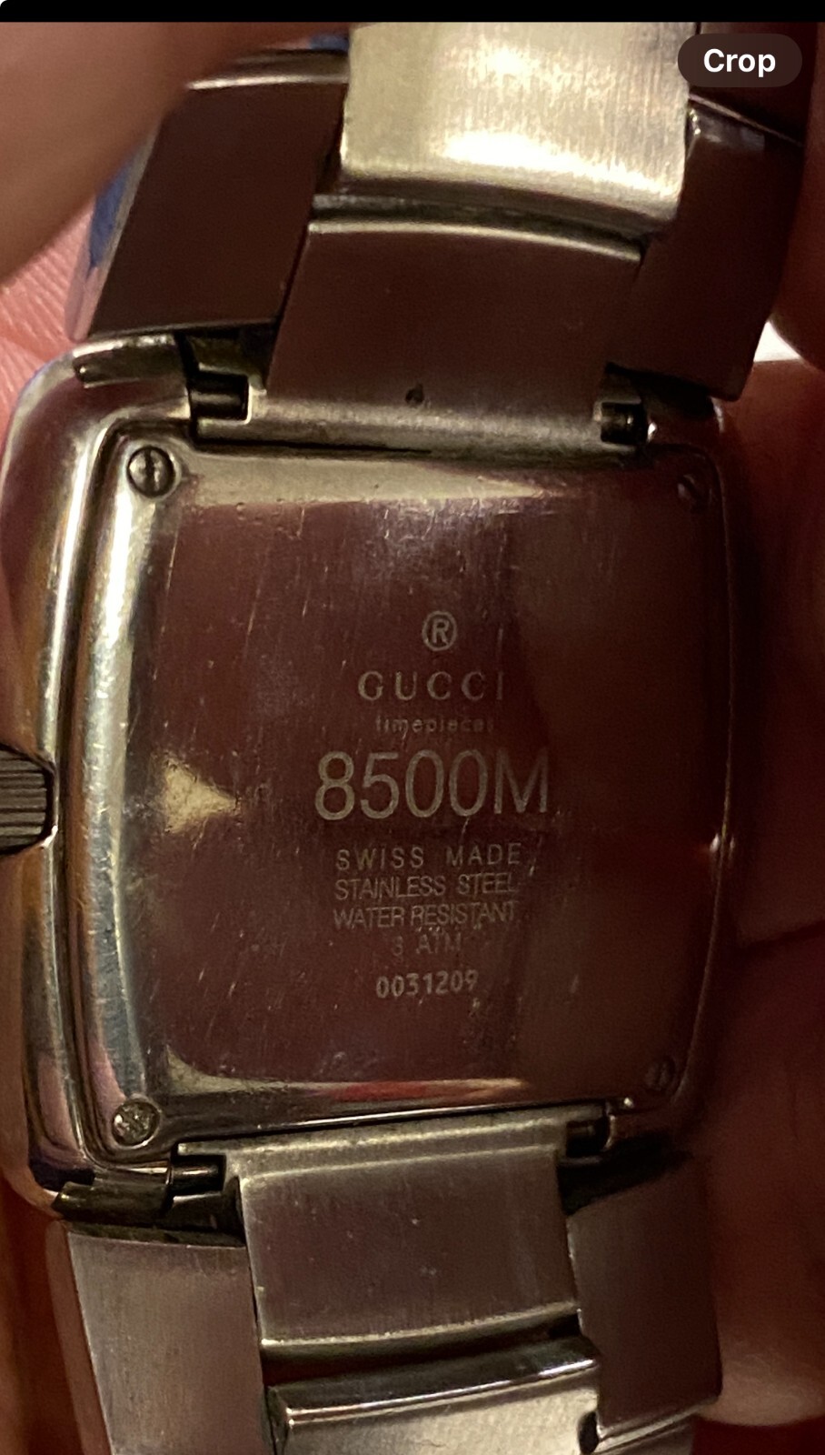 Gucci 8500M Swiss Made Timepieces Stainless Steel Water Resistant 3 ATM Watch