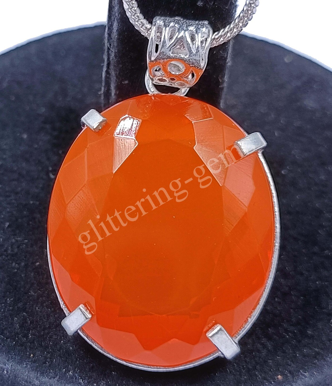 108.30 Ct Oval Natural Opal 925 Solid Sterling Silver Pendant IGL Gems M25