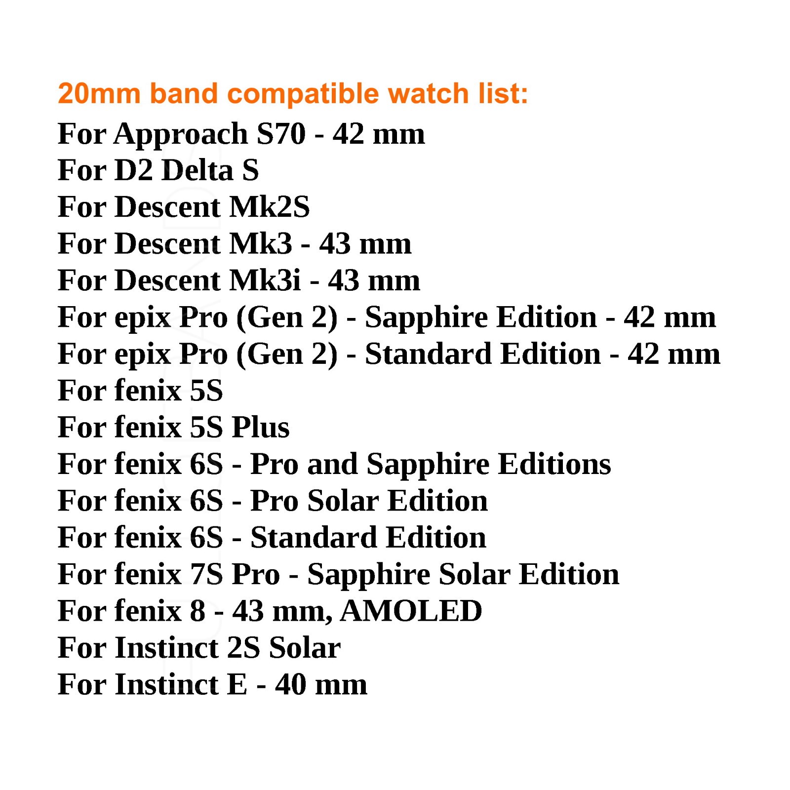 For Garmin Epix Pro Gen 2 & More QuickFit 20/22/26mm Sport Silicone Watch Band