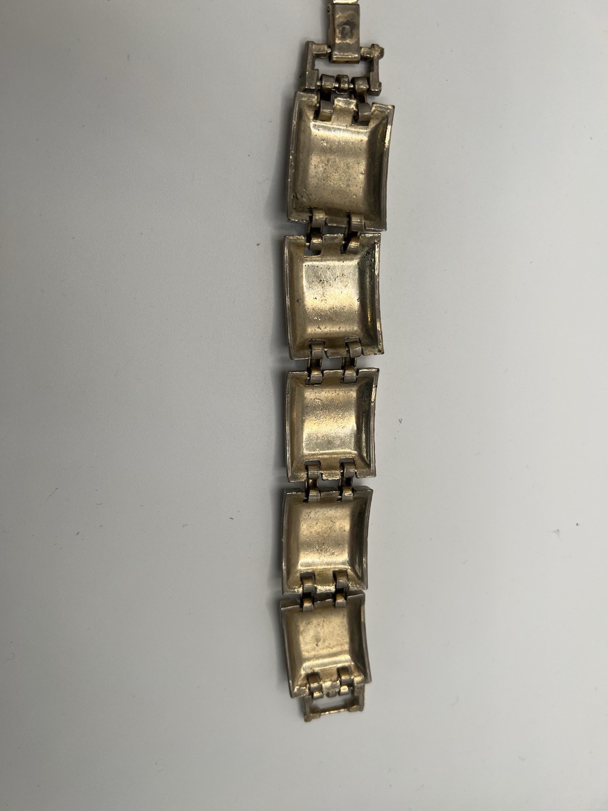 Three Bracelets- Silver (Garnett), Men’s Link, Black And Brown Acrylic Necklace