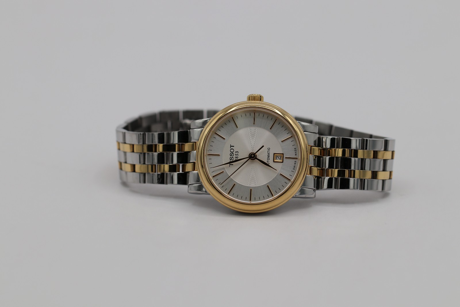 Tissot Carson Automatic Silver Dial Ladies Watch T122.207.22.031.00