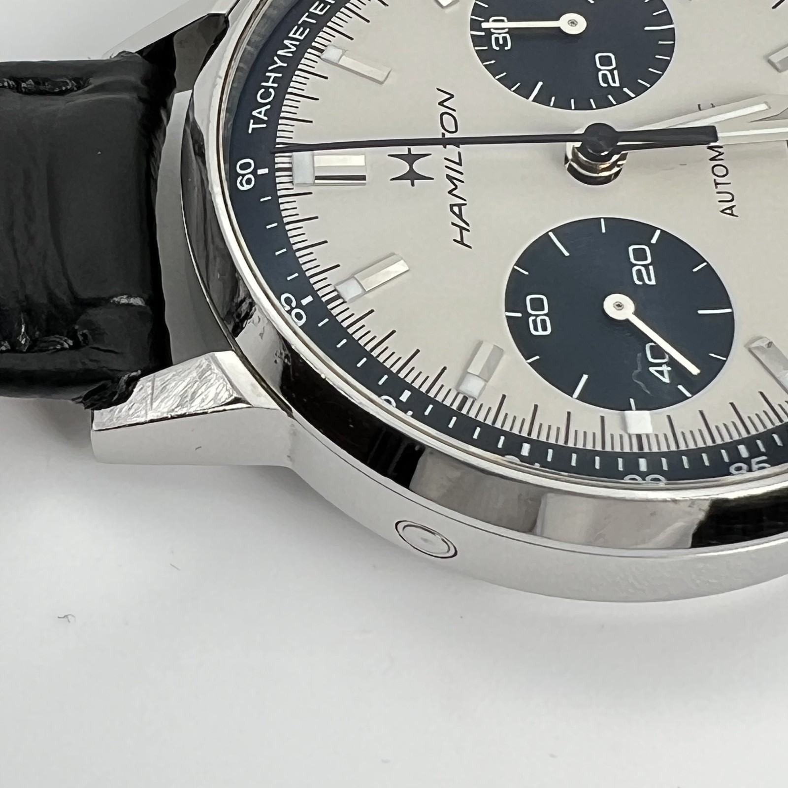 Hamilton Intra-Matic H384160 Automatic Chronograph Men’s Watch Stainless #W-21