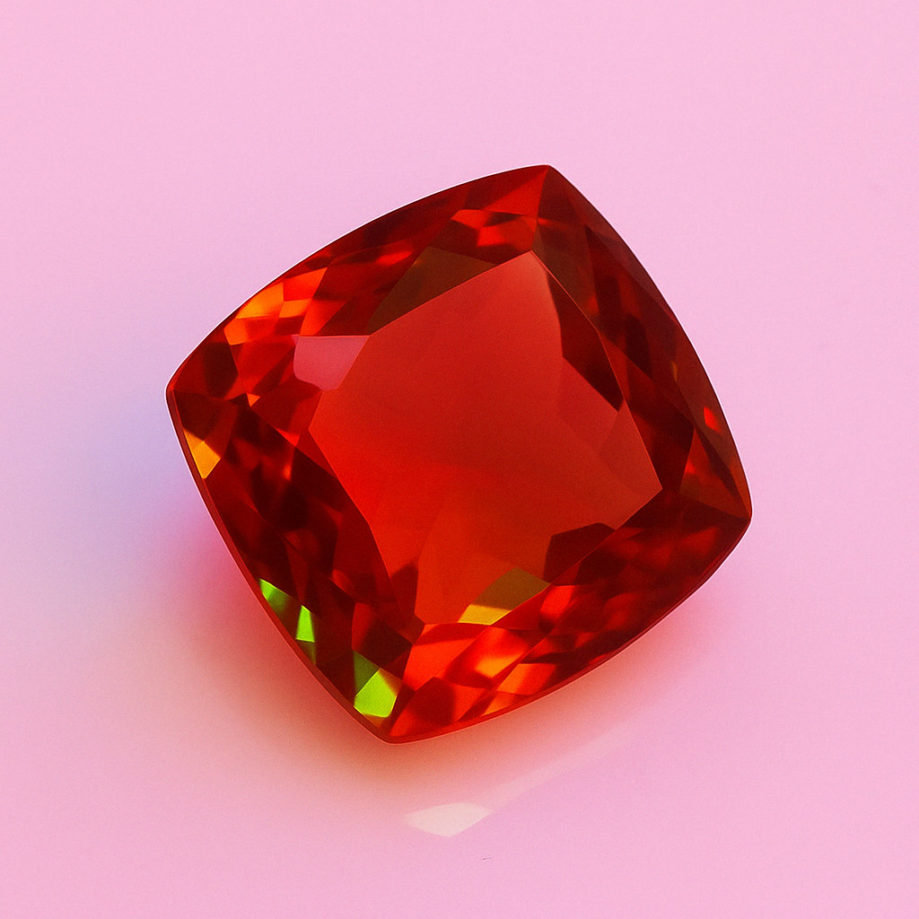 Brazil Diaspore Cushion Cut 14.30 Ct Color Change Alexandrite Effect Gem