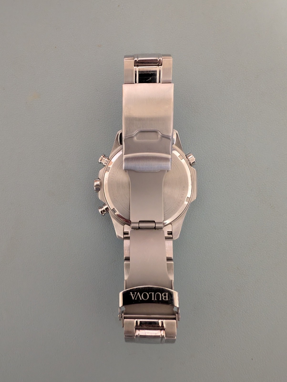 Bulova 96B256 Marine Star Blue Dial Stainless Steel Men’s Quartz Watch 44mm