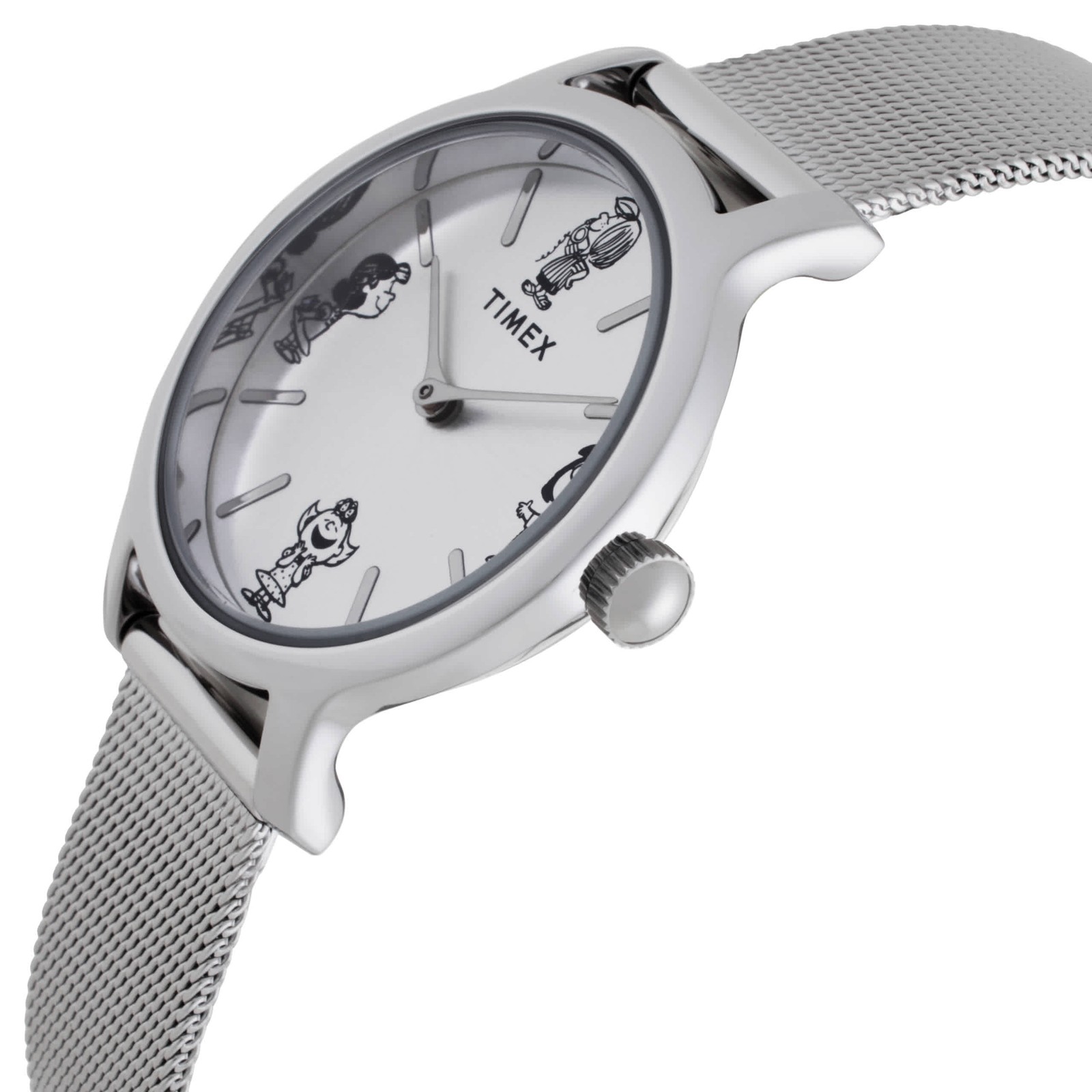 Timex Transcend x Peanuts Sketch Quartz Silver Dial Ladies Watch TW2W46000