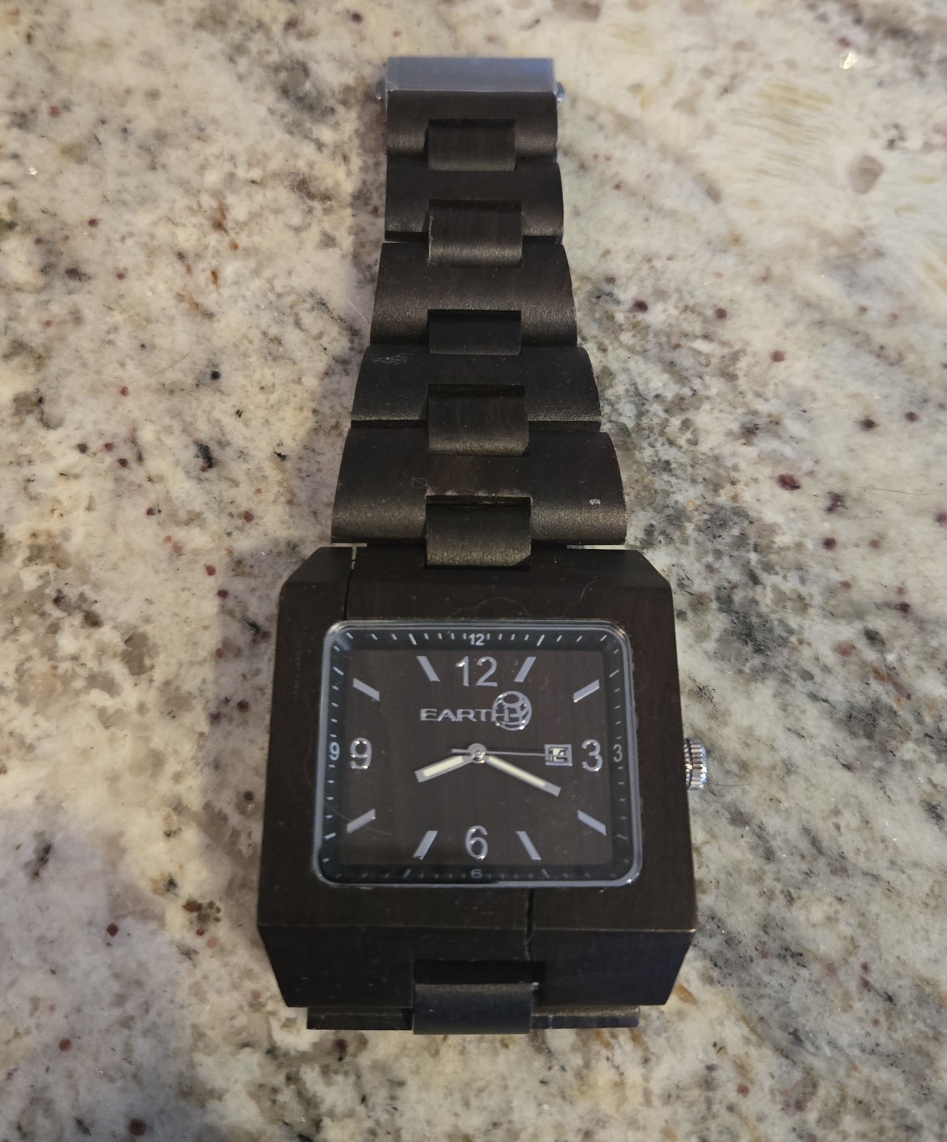Earth Wood Men’s Dark Brown Rhizomes Watch Model EW1202 Retails For 150