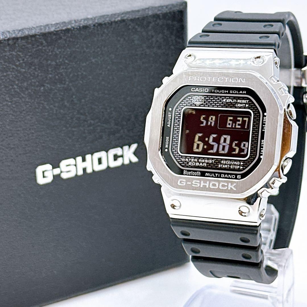 Casio G SHOCK GMW B5000 Solar Metal Rubber Operational Check Completed Casio