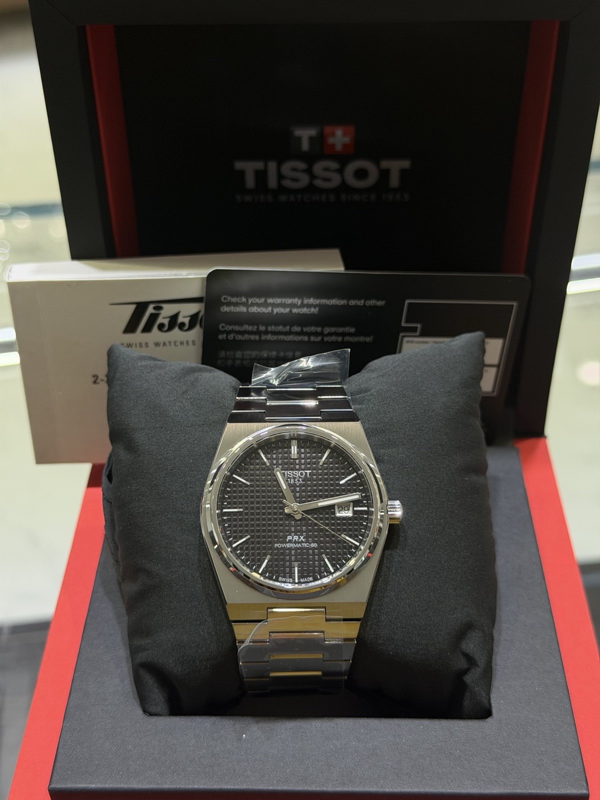 New Tissot PRX Powermatic 80 Automatic Black Dial Men’s Watch T137.407.11.051.00