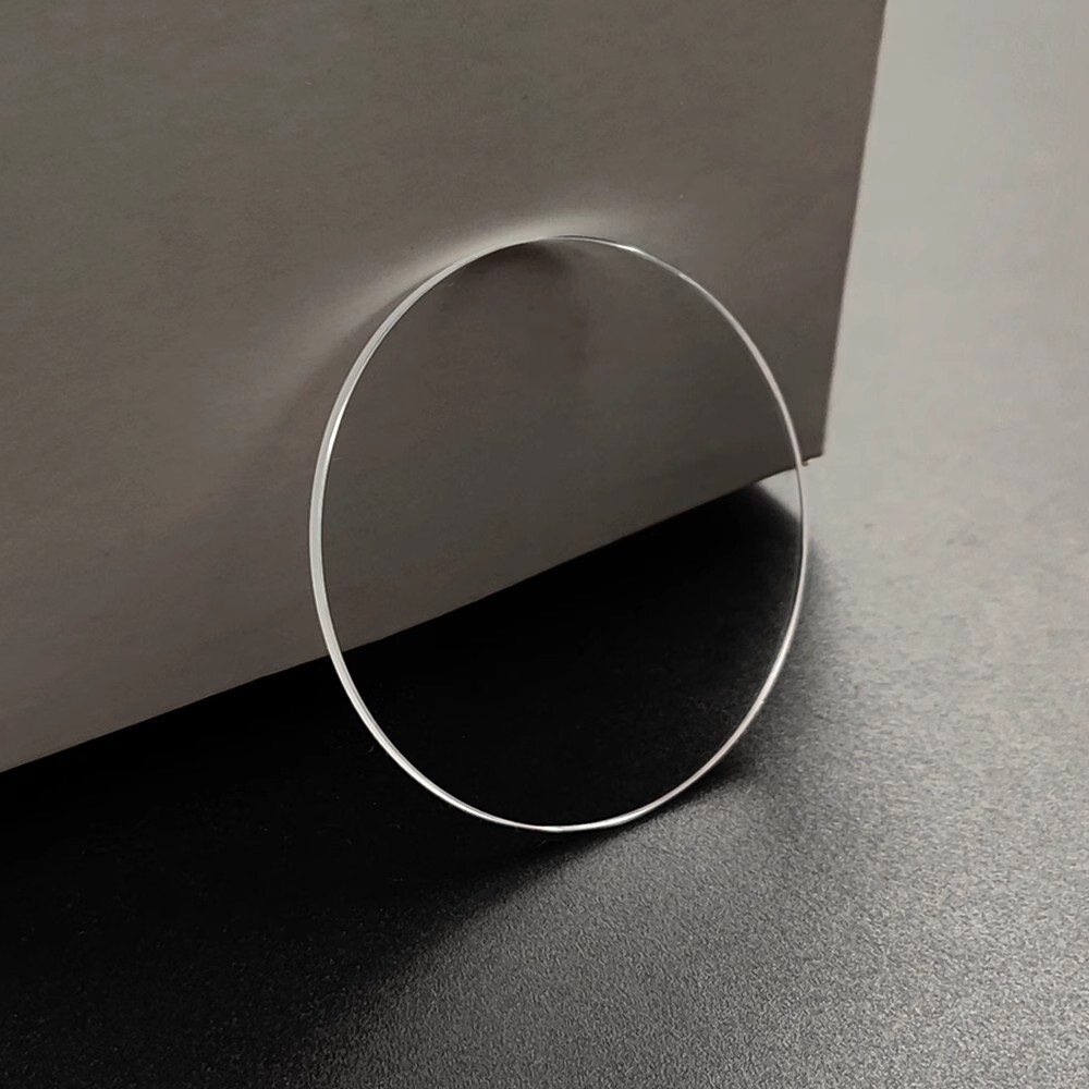 1.0mm-3.0mm Thick Flat Sapphire Watch Crystal Watch Glass 20mm-45mm High Quality