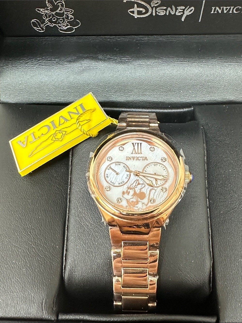 NWT LE Invicta Women’s Rose Gold Minnie Mouse Watch 35081